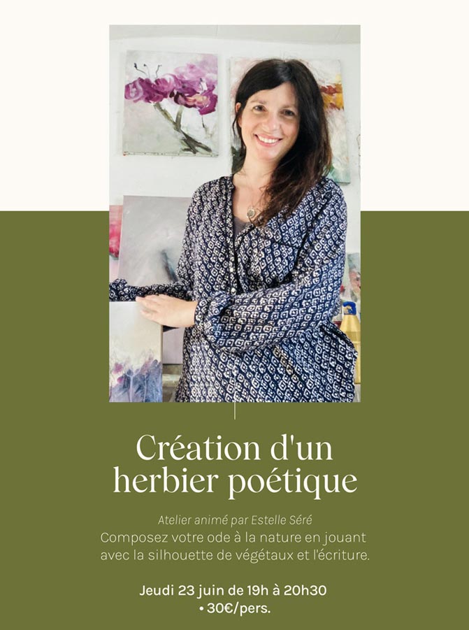 You are currently viewing Atelier herbier poétique