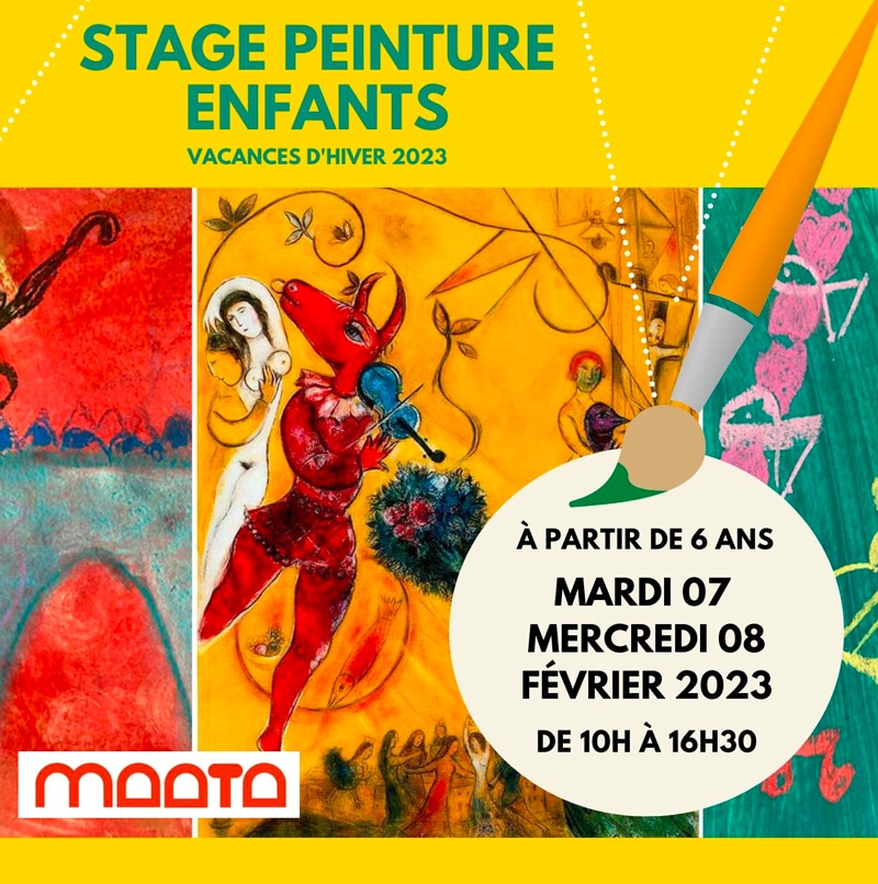 You are currently viewing Stage peinture enfants 2023 – MAATA