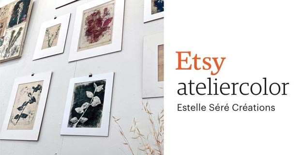 Boutique Etsy - peintures et dessins Estelle Séré