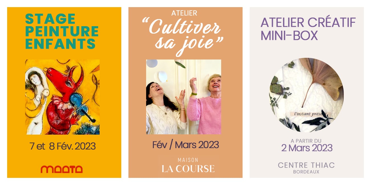 Ateliers créatifs 2023 - Estelle Séré - Bordeaux