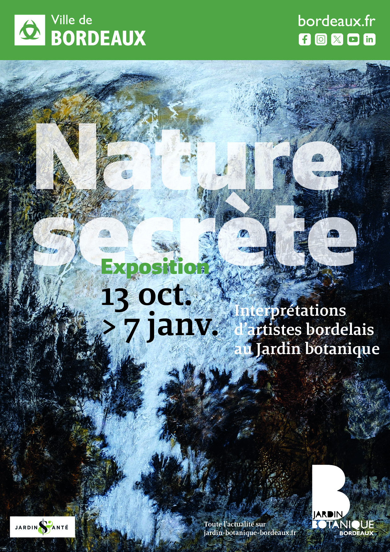 Nature secrète - Interprétations d'artistes bordelais, au jardin botanique de Bordeaux